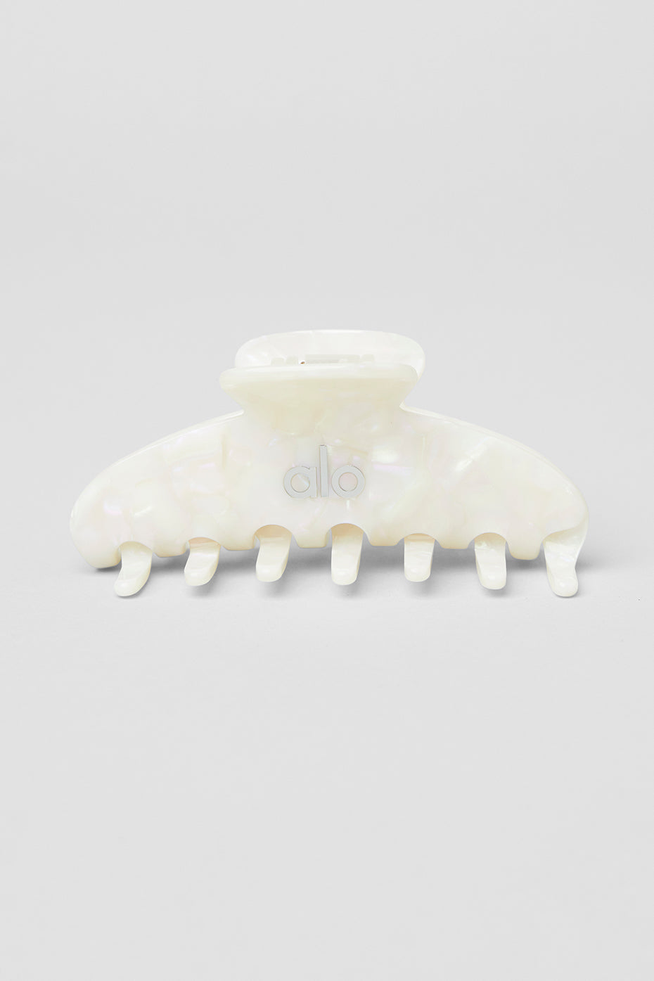 90's Claw Clip - White Pearl
