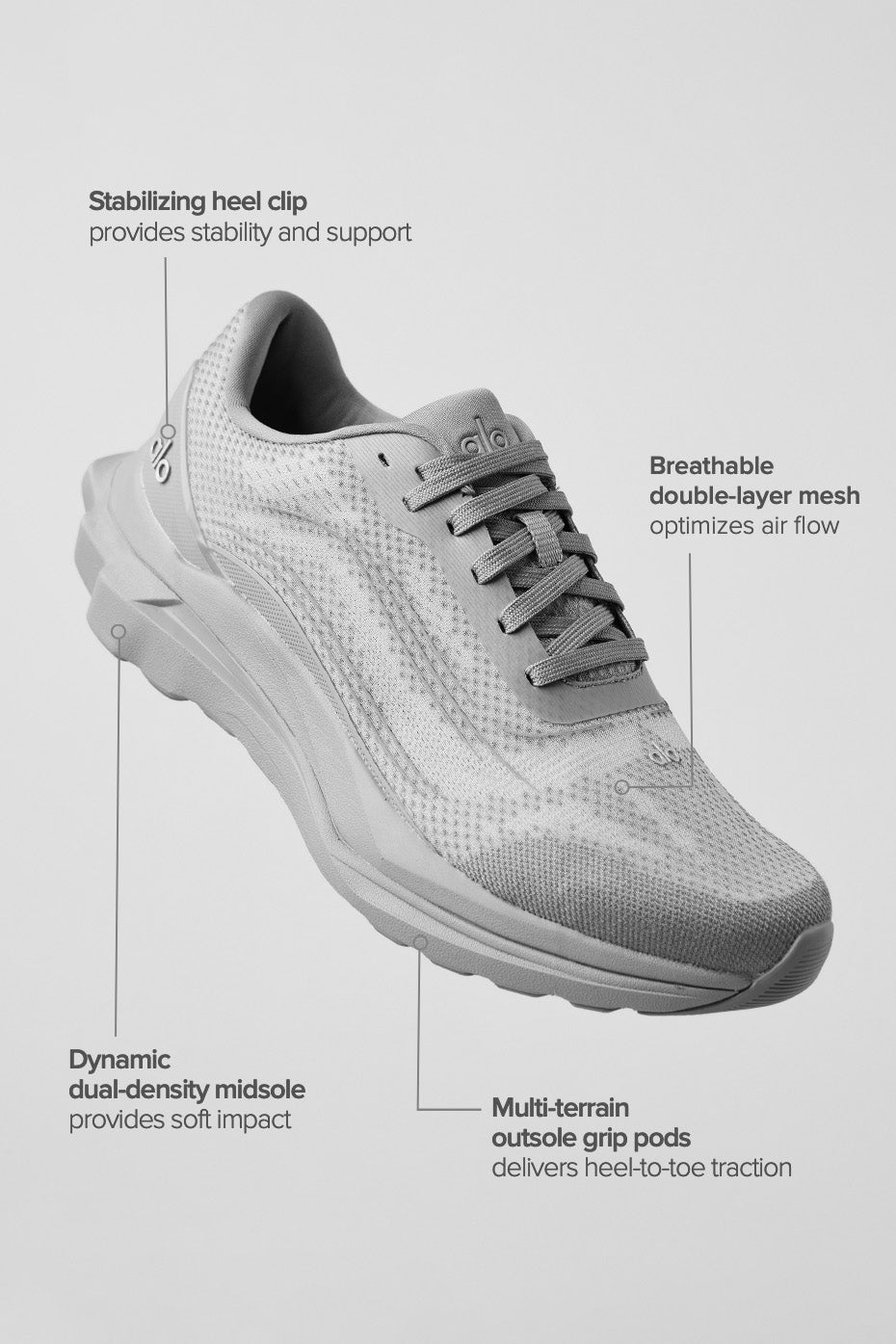 ALO Runner - Grey/Grey