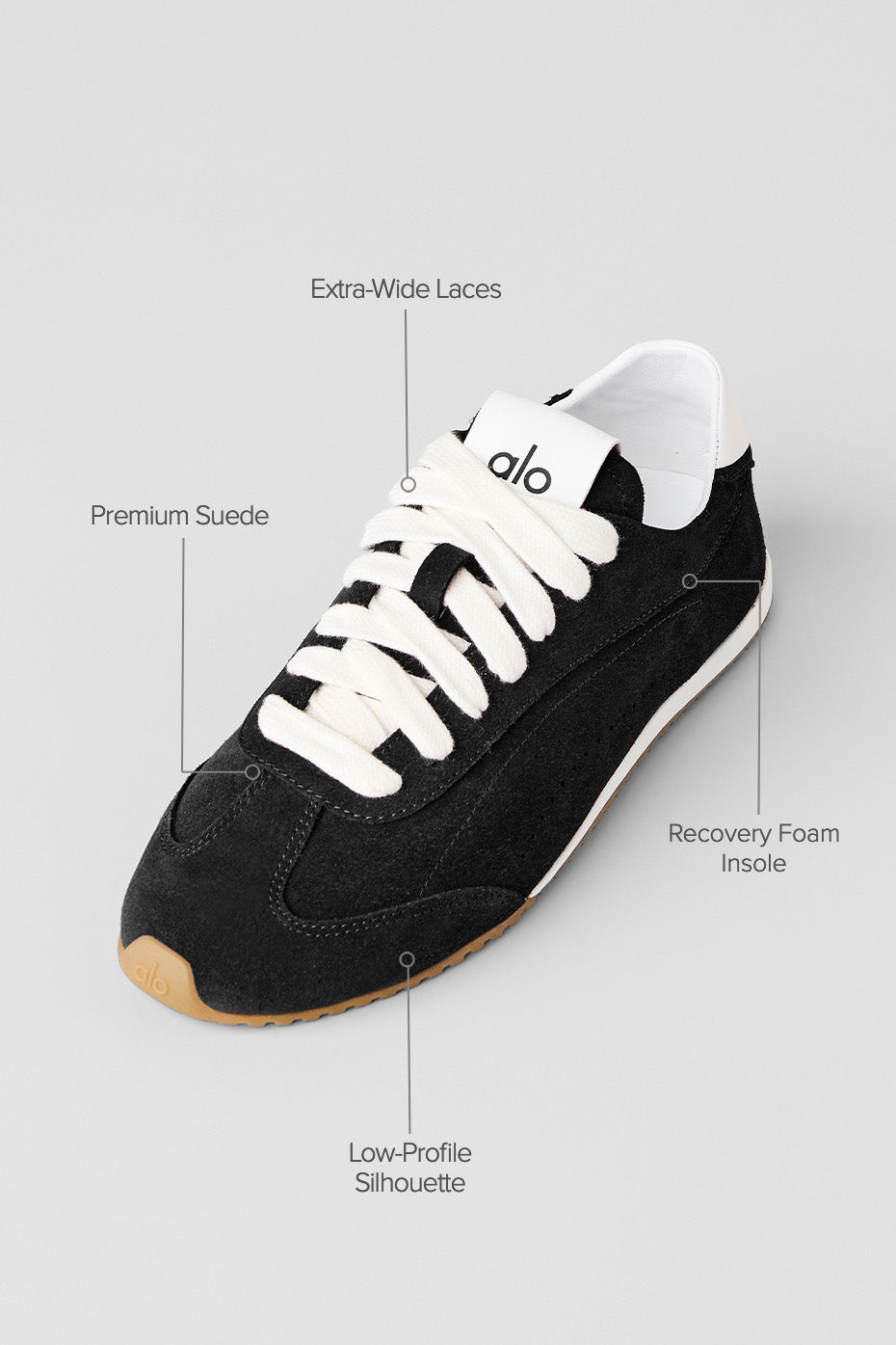 ALO Sunset Sneaker - Black