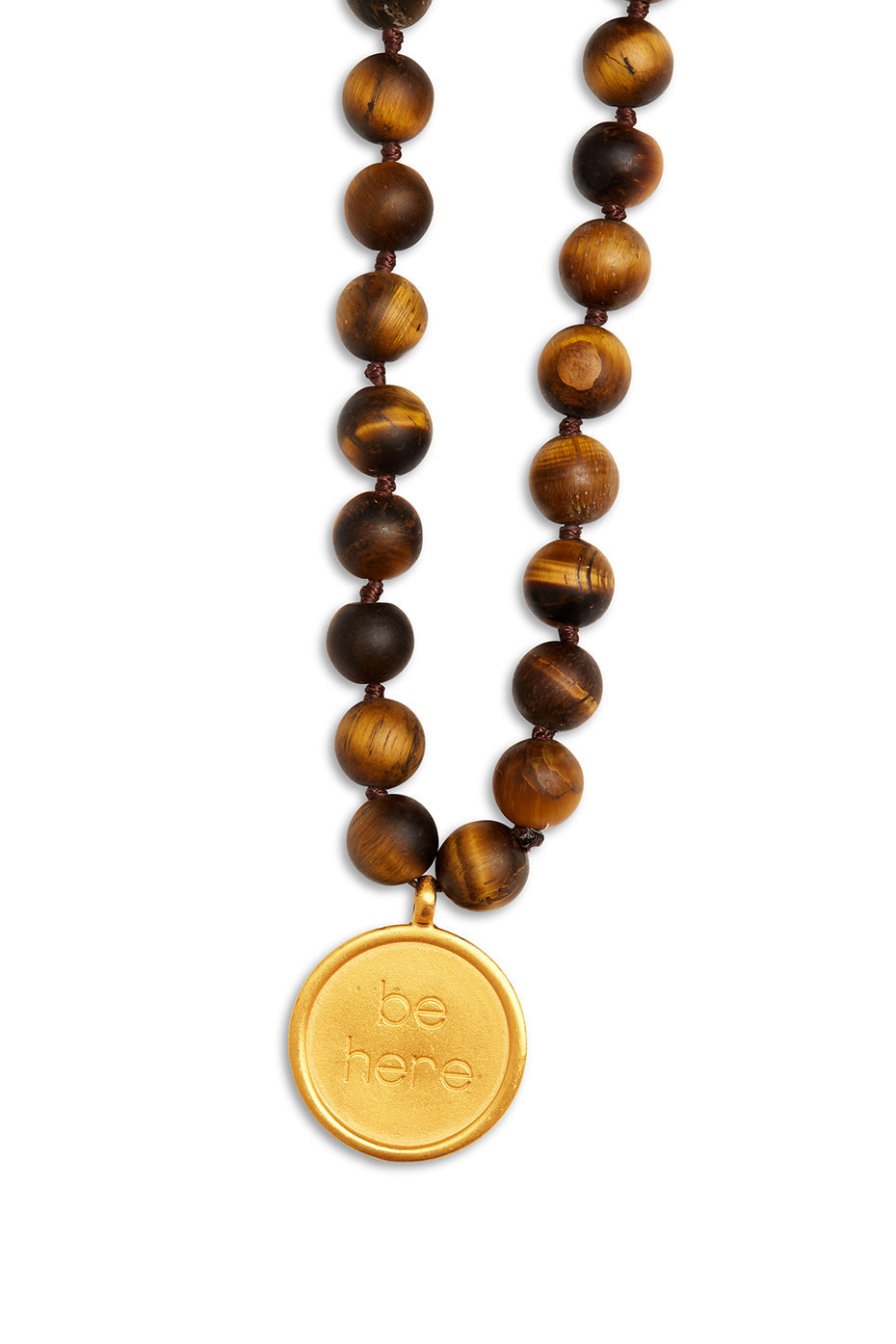 Tiger's Eye Mala Necklace