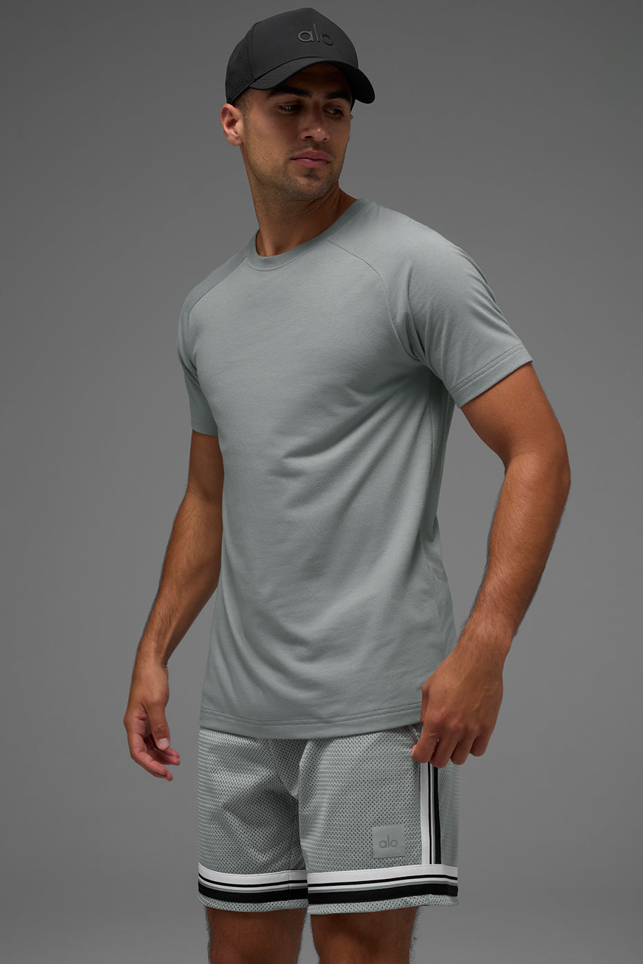 Triumph Raglan Tee - Lunar Grey