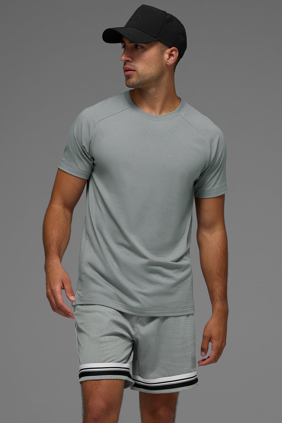 Triumph Raglan Tee - Lunar Grey