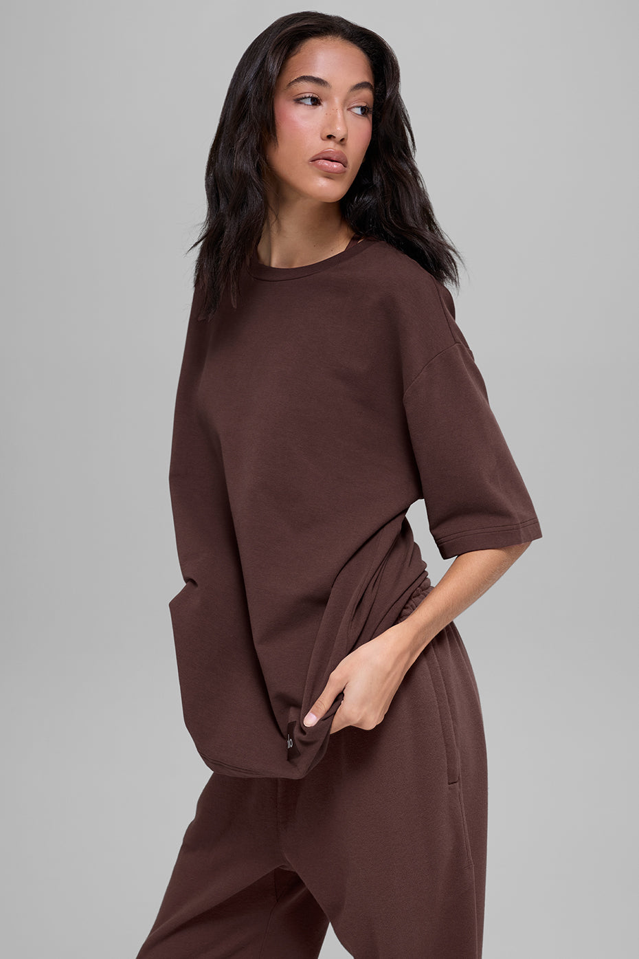 Double Take Short Sleeve - Brownstone