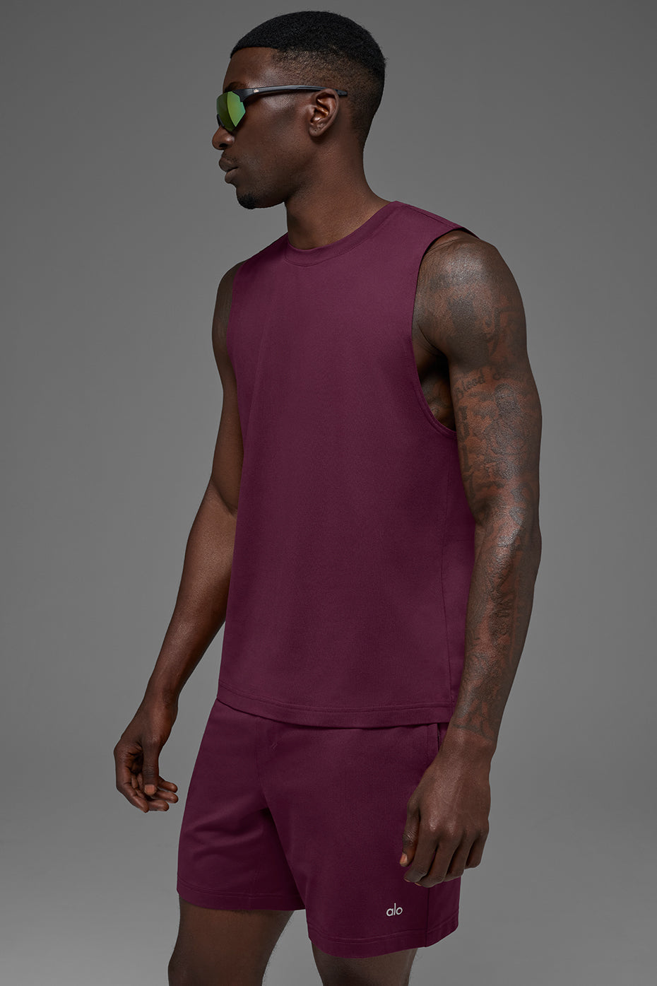 Conquer Muscle Tank - Burgundy