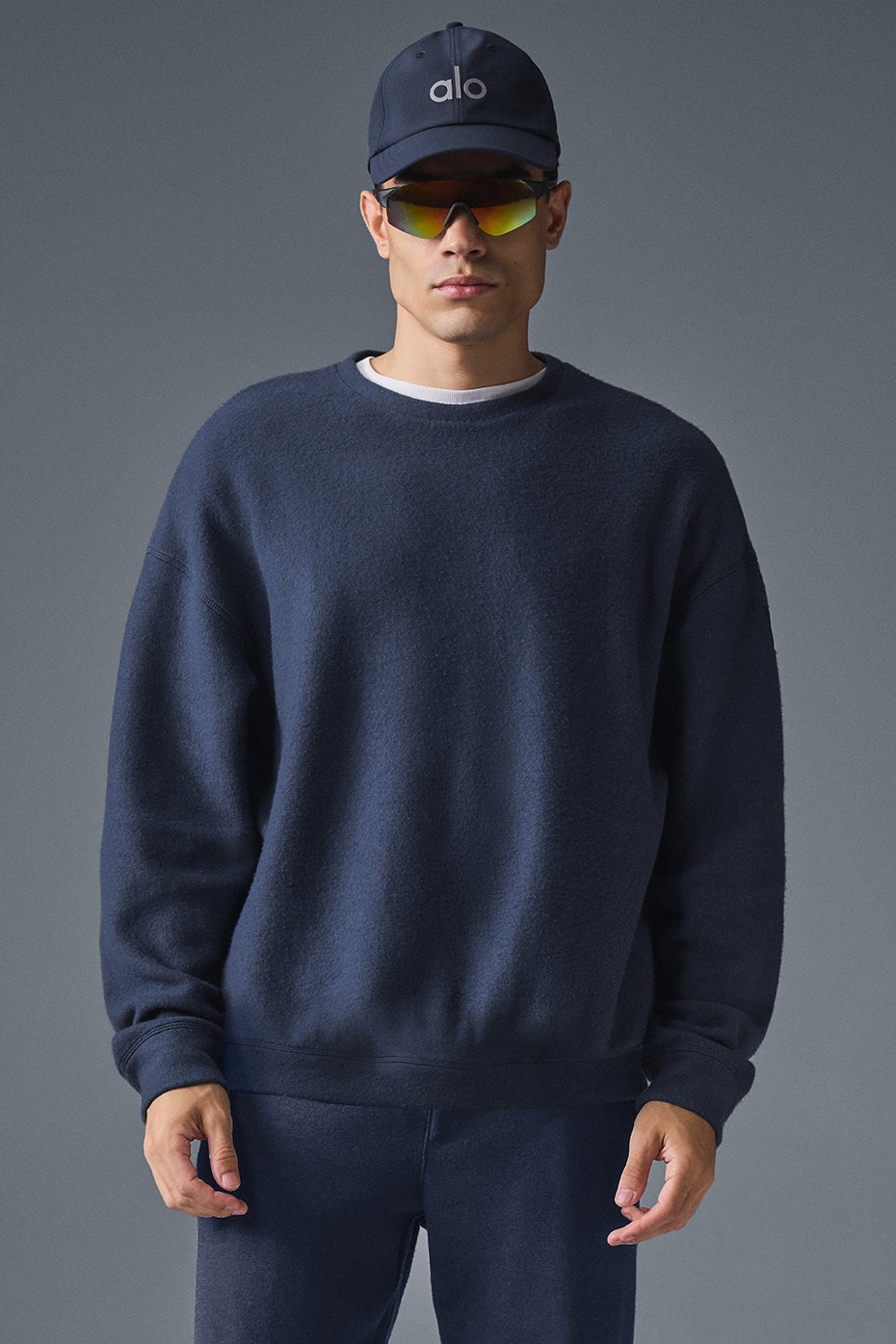 Triumph Restore Crew Neck Sweatshirt - Navy