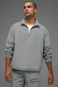 Light Weight Takeaway Track Pullover - Lunar Grey