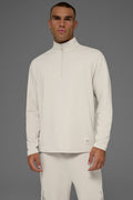 Double Take Long Sleeve 1/4 Zip - Bone