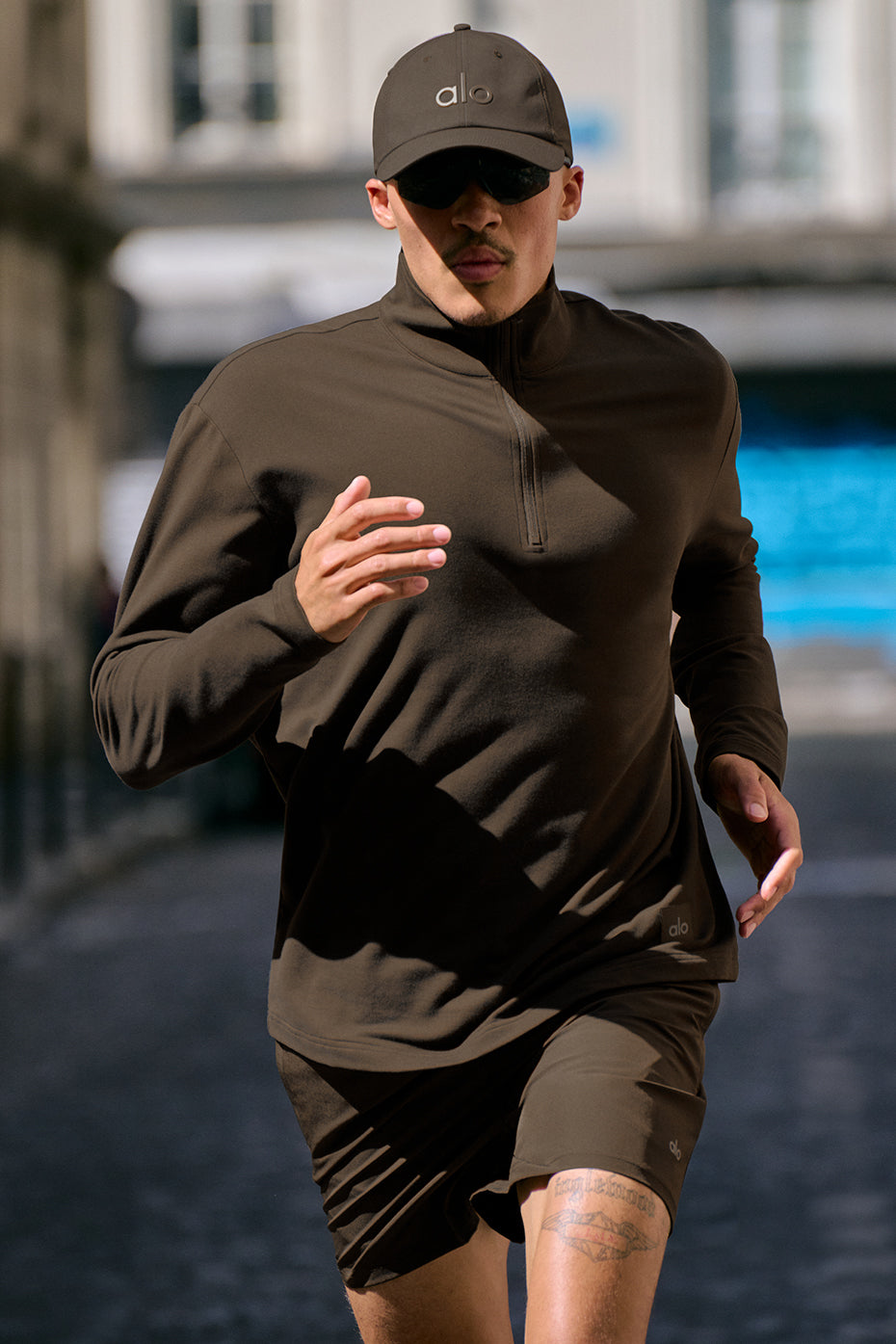 Double Take Long Sleeve 1/4 Zip - Espresso