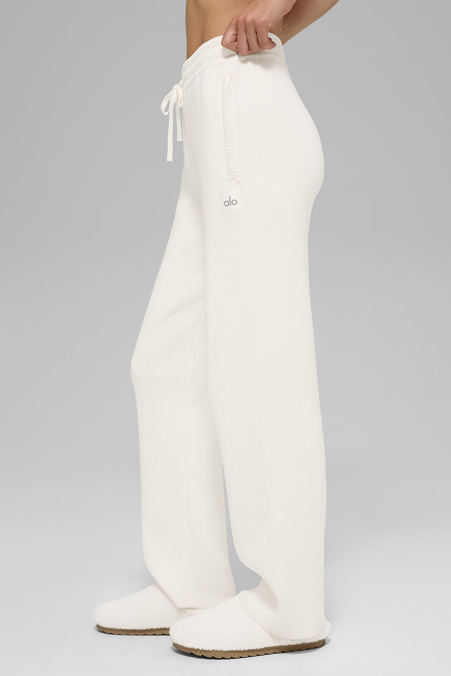 Scholar Straight Leg Sweatpant - Ivory