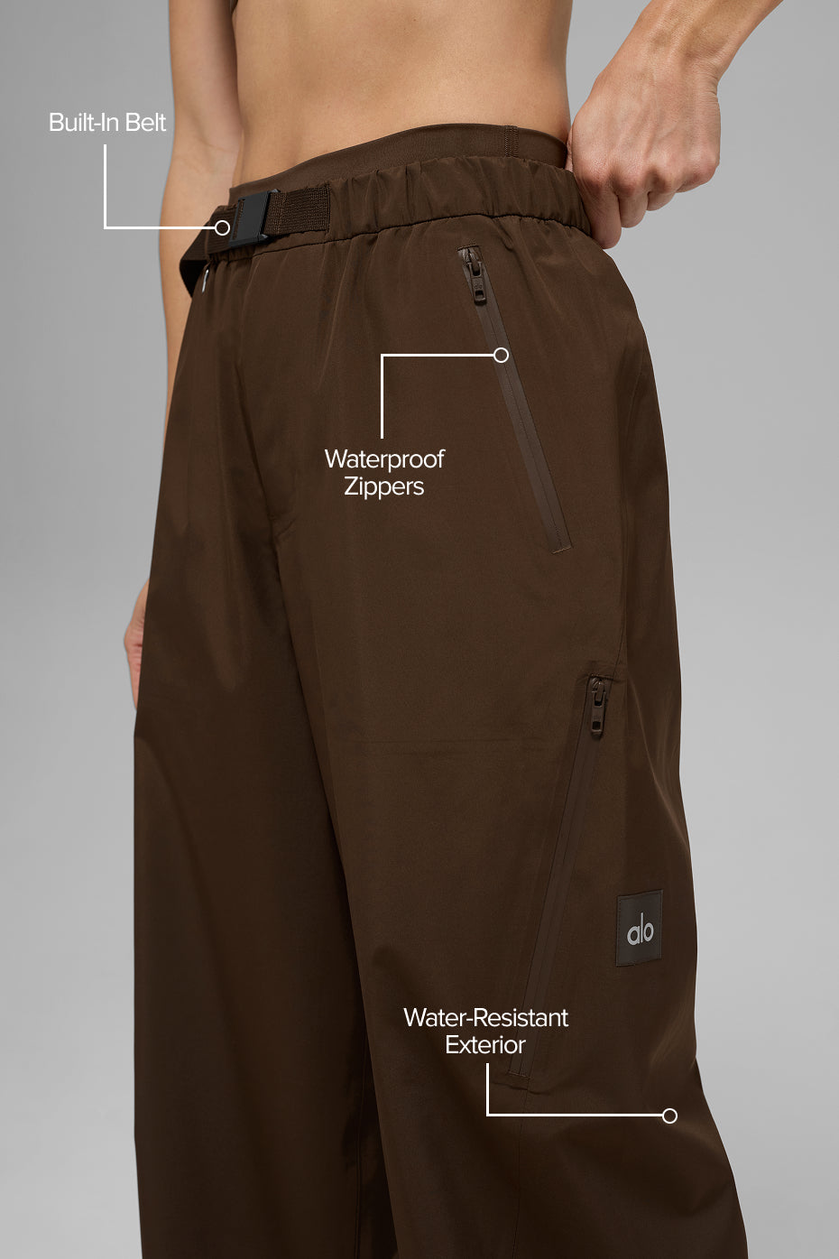 Alpha Shell Pant - Espresso