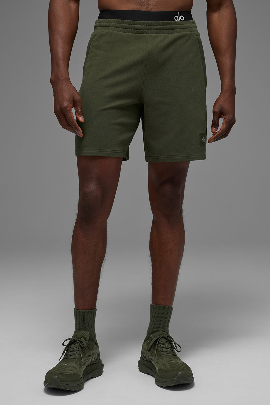 7" Double Take Short - Green Olive