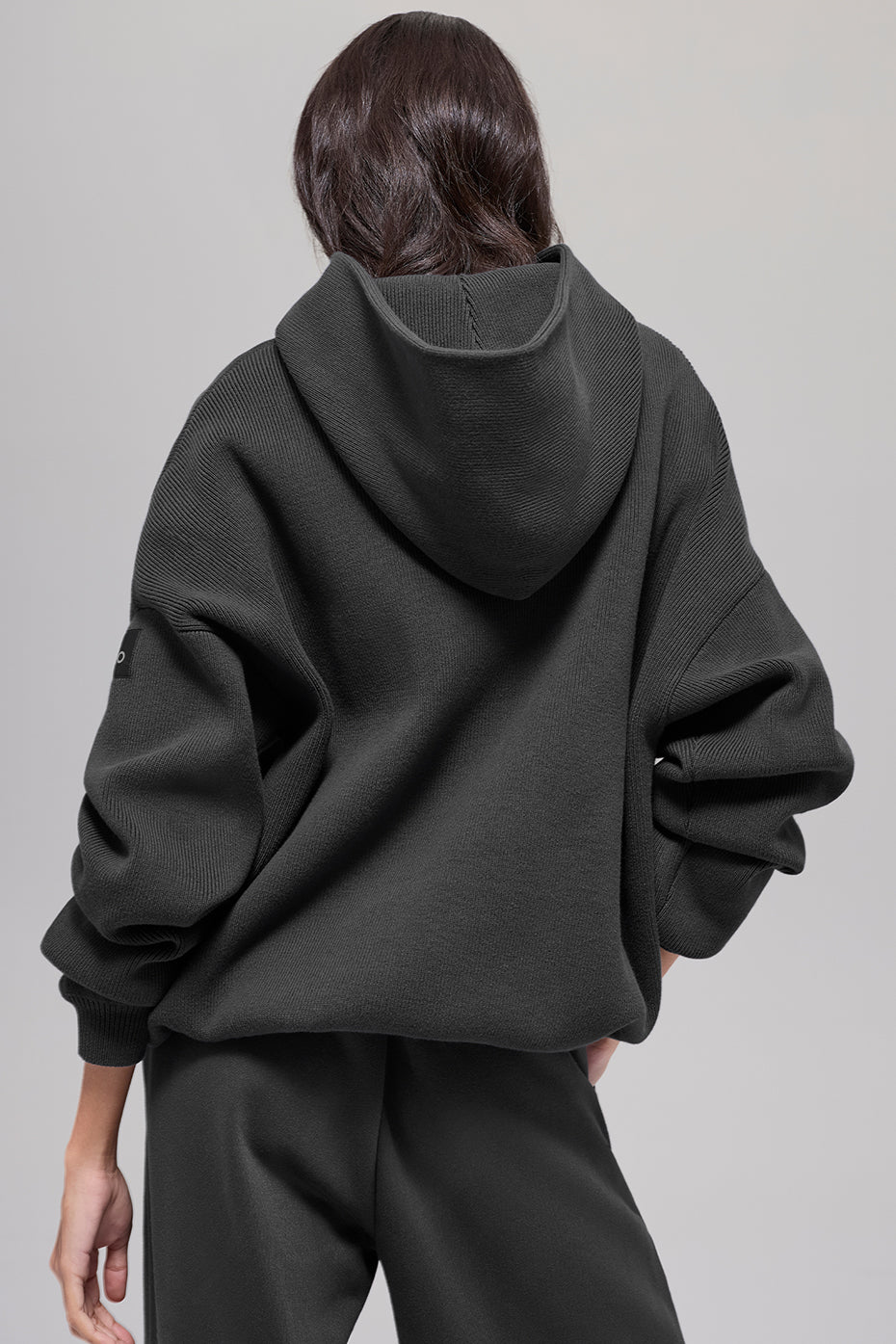 Scholar Hooded Sweater - Anthracite
