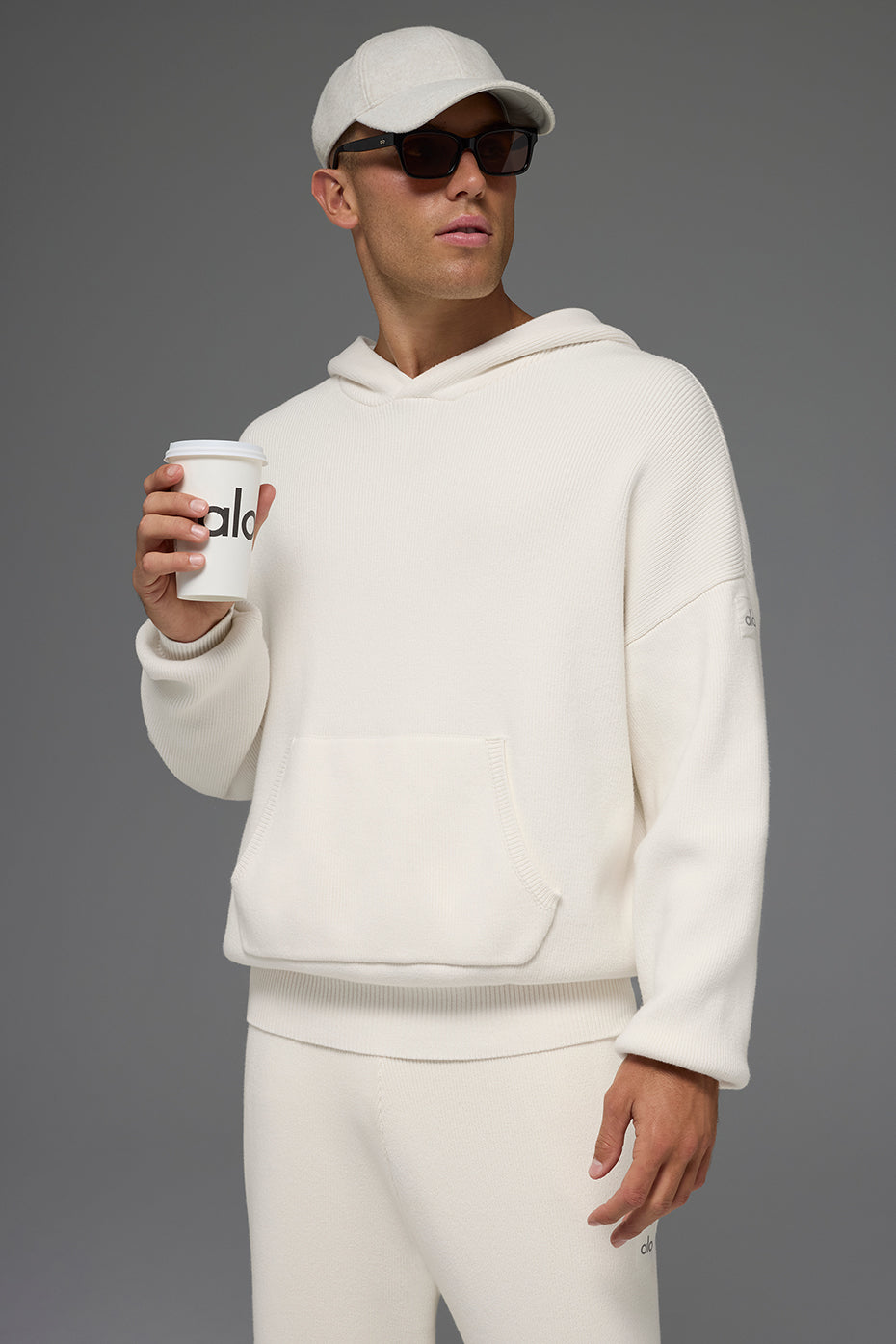 Scholar Hooded Sweater - Ivory