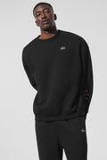 Accolade Crew Neck Pullover - Black