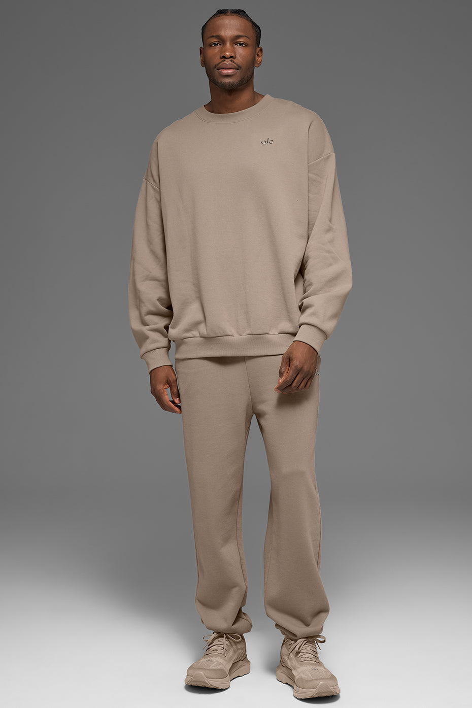 Accolade Crew Neck Pullover - Gravel