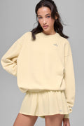 Accolade Crew Neck Pullover - Candlelight Yellow