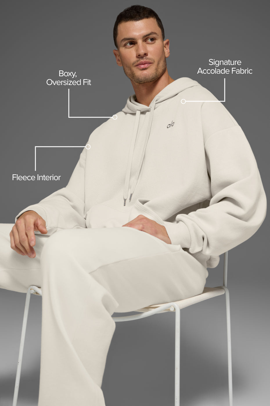 Accolade Hoodie - Bone