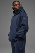 Make Waves Hoodie - Navy Tonal