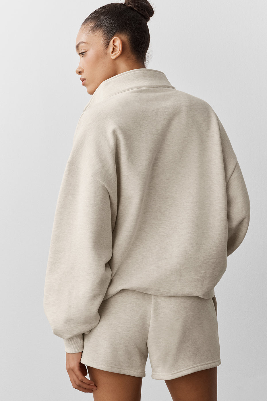 Accolade 1/4 Zip Pullover - Oatmeal Heather