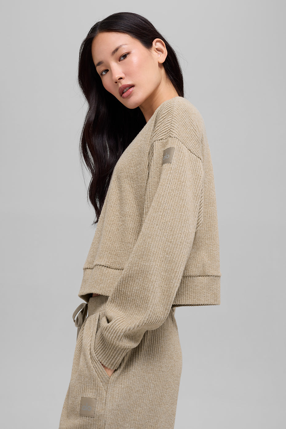Muse Crew Neck Pullover - Gravel Heather