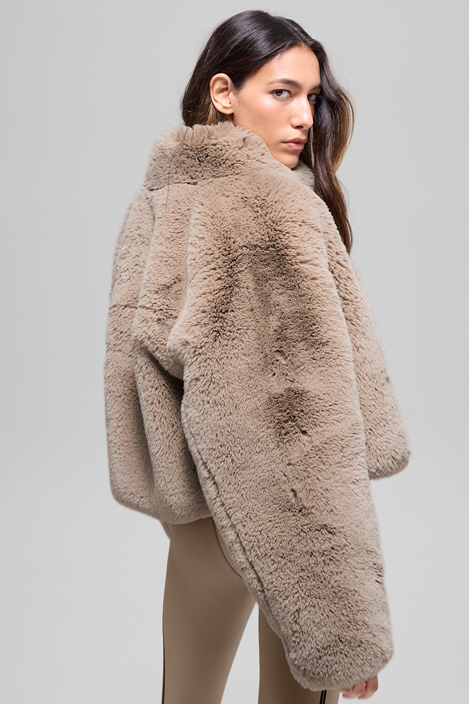Faux Fur Allure Jacket - Oat