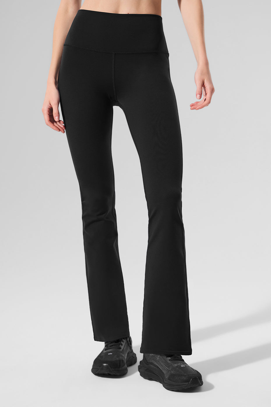 Airbrush High-Waist 7/8 Bootcut Legging - Black