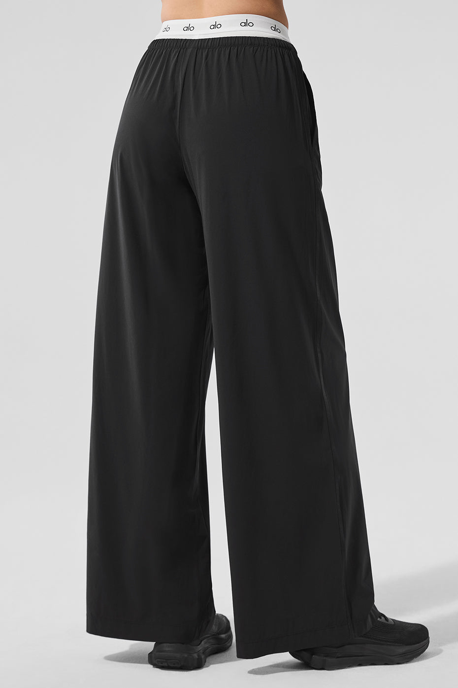 Breezy Wide Leg Pant (Long) - Black