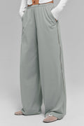 Breezy Wide Leg Pant (Long) - Lunar Grey