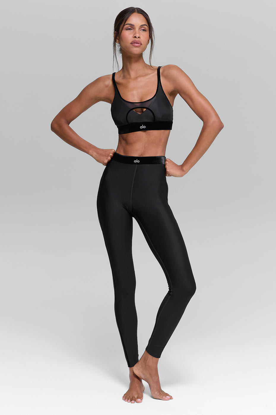 Airlift High-Waist Moonlight Legging - Black