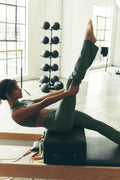 ALO Softsculpt Foldover Flare Legging - Clover Green