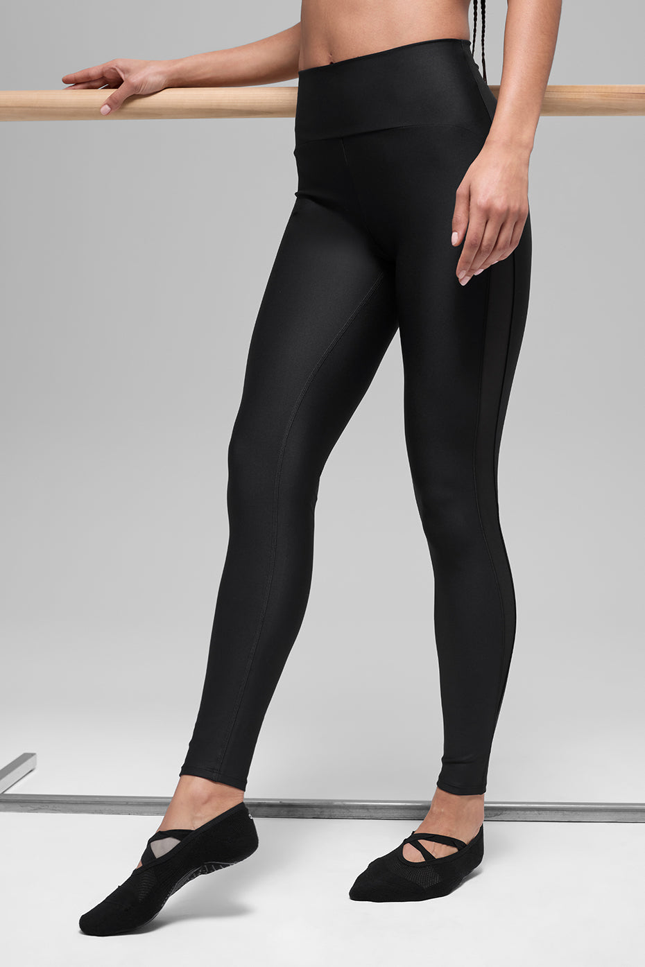 Airlift High-Waist Mesh Infatuation Legging - Black