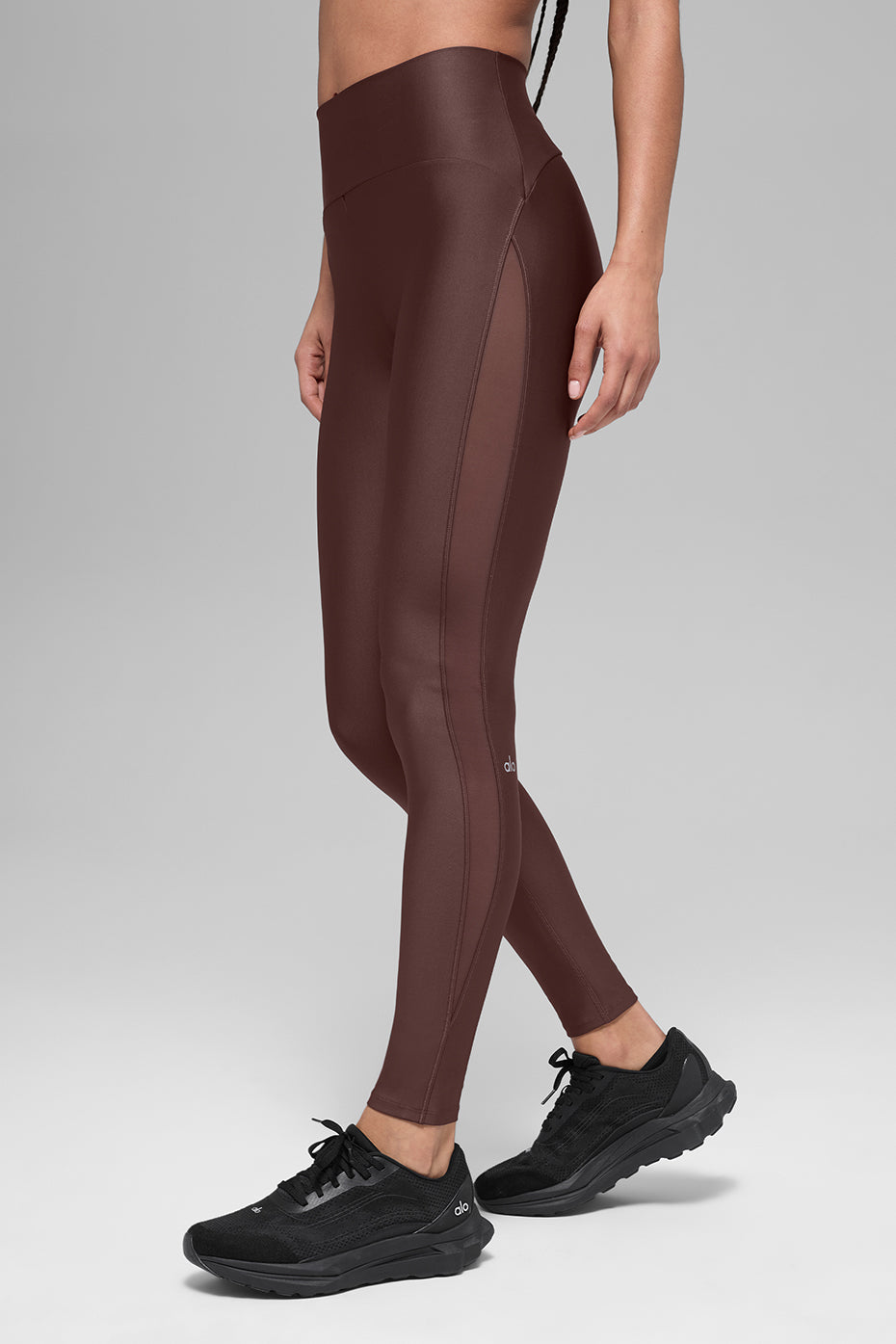 Airlift High-Waist Mesh Infatuation Legging - Brownstone