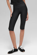 16'' High-Waist Airlift Capri - Black