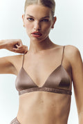 Silk Luminous Bra - Alpine Cocoa